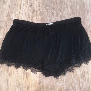Seeing Stars XL Black Lace Sleep Lounge Shorts